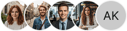 Multiple investor profile avatars on Sovereign Yieldex trading review block